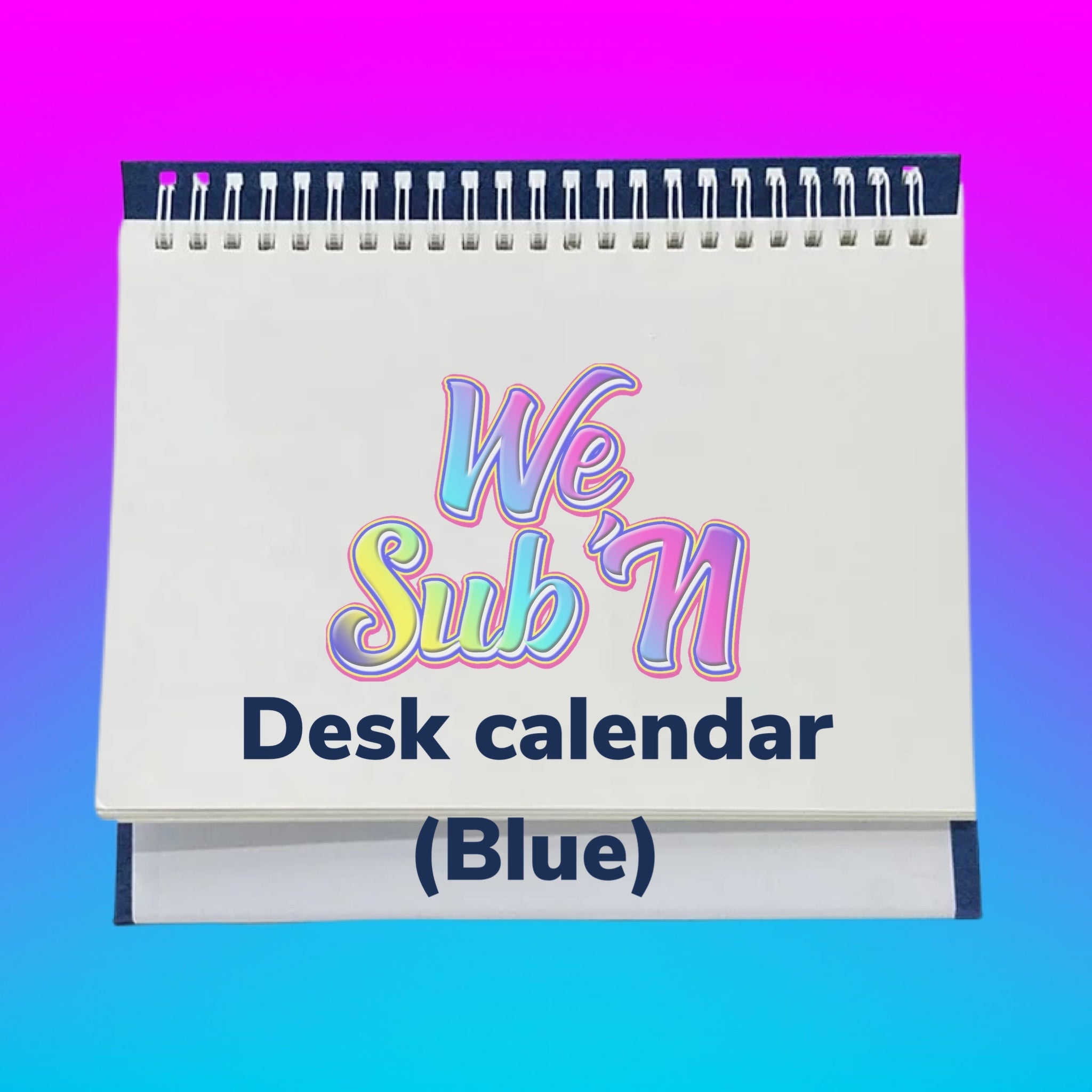 desk calendar blank 8inch – We Sub'N