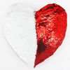 Sublimation Decorative Sequin Heart Pillow Case "Single”