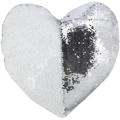 Sublimation Decorative Sequin Heart Pillow Case 