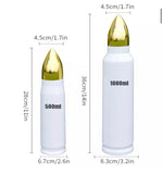 Sublimation 34 oz 1000 ml 304 Stainless Steel Bullet Tumbler