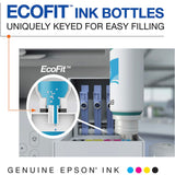 NOT SUBLIMATION EPSON T502 EcoTank Ink Ultra-high Capacity Bottle Black (T502120-S) for select Epson EcoTank Printers