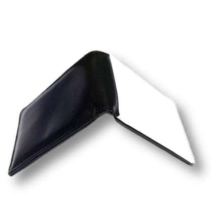 BLACK glossy Sublimation Men’s Leather Photo Wallet We Sub’N