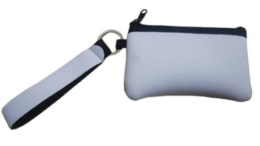 Sublimation Wristlet Coin Pouch with Zipper Neoprene We Sub’N