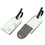 Two Sides Sublimation Blank Luggage Tag Leather