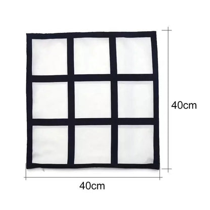 Sublimation double 9 panel SILKY polyester pillow case We Sub’N