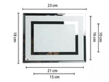 Sublimation double Mirror boarder trim Photo frame