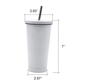 Sublimation Cone Star Bucks STYLE 550ml  Tumbler With Straw