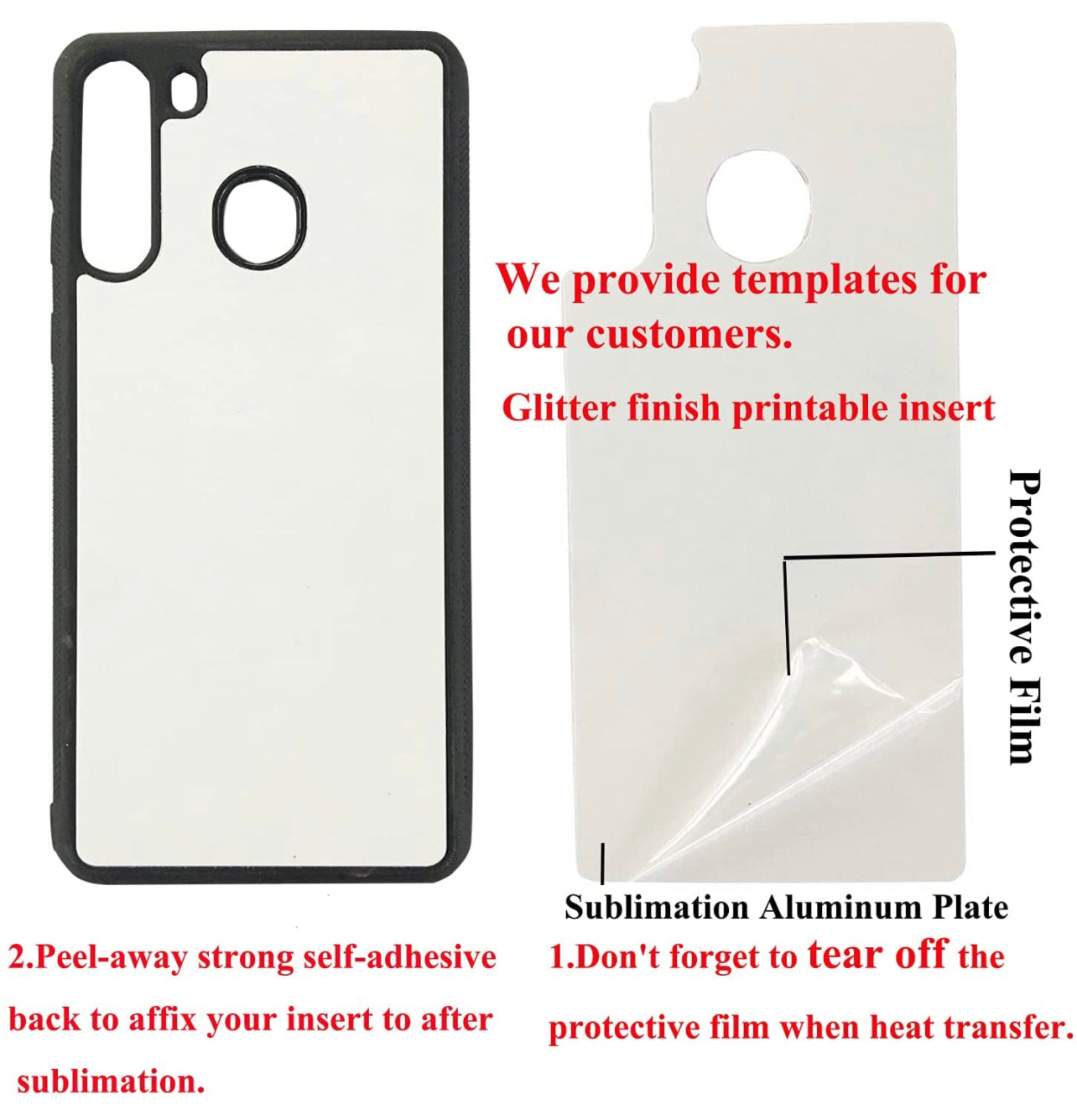 Sublimation Blank Button with Self-Adhesive Pin