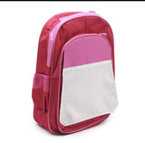 PINK Sublimation BIG KIDS Backpacks
