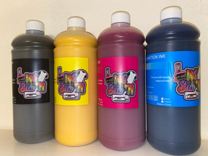 We Sub’N Sublimation Ink Refill Inkjet Printers (Wf7820 Wf7840 Wf7610 Wf7010 Wf7710 Wf7720 Wf7110 Wf7210 Wf3640 Wf3610 Wf3540) We Sub’N