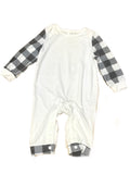 Infant toddler & youth Sublimation Buffalo plaid Pajamas