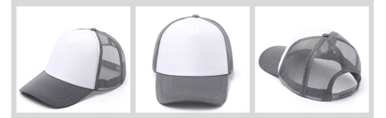 Funkeet Sublimation Hats Mens Trucker Hat Mesh Womens Baseball