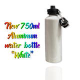 750 ml SUBLIMATION WATER BOTTLE (WHITE)