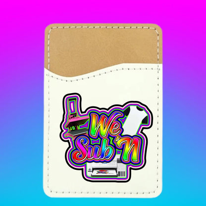 Sublimation Phone card holder(blank) We Sub’N