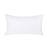 Sublimation white silky satin LUMBAR pillow case