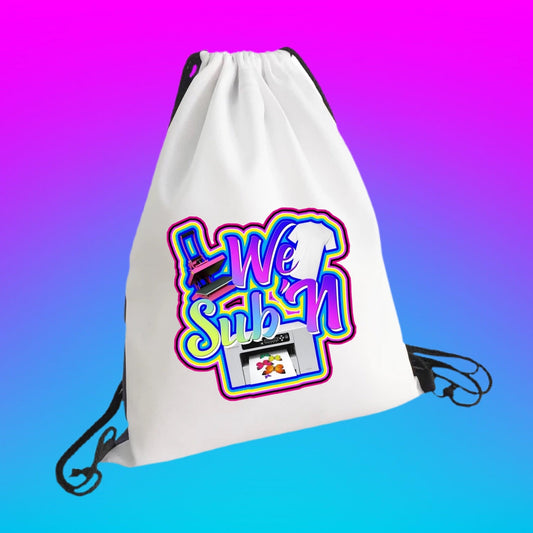 Sublimation Drawstring Backpack We Sub’N