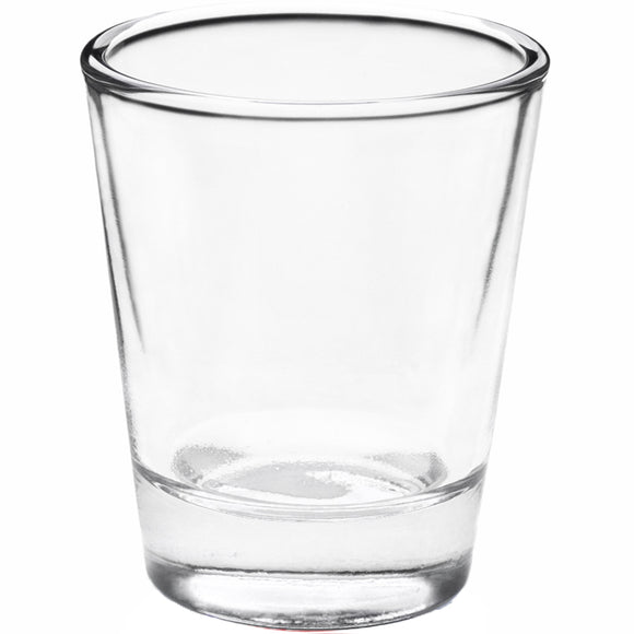 Sublimation CLEAR shot glass(short) 1 1/2