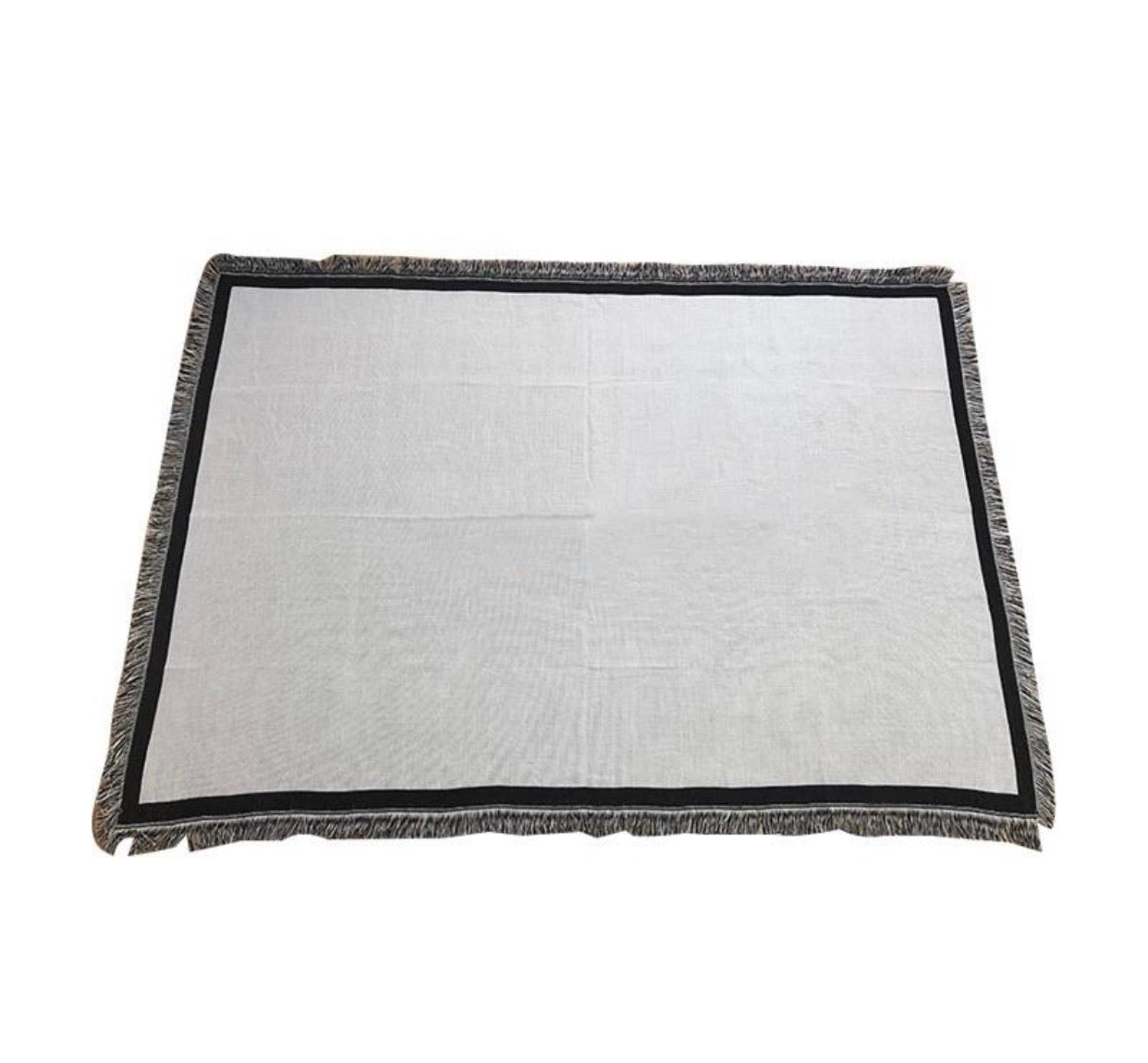 Sublimation Woven One panel Throw Blanket 1