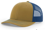 BLANK TRUCKER HATS - STRUCTURED MESH BK CAPS (COMPARE TO RICHARDSON TRUCKER HATS 112)