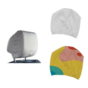 Sublimation double sided headrest cover