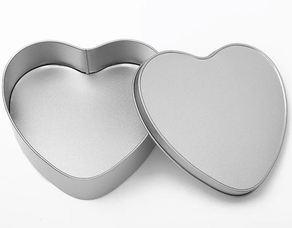 Sublimation LARGE HEART tin can