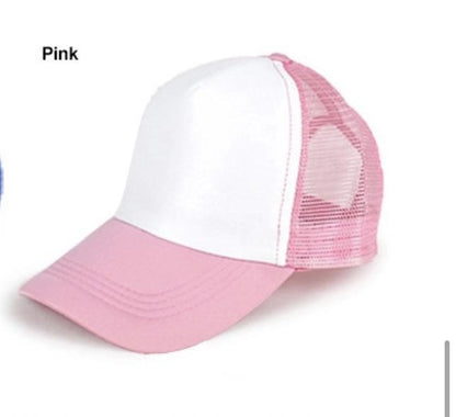 Sublimation Hat KIDS trucker cap/ baseball cap We Sub’N